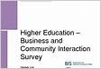 The Higher Education Business and Community Interaction surve